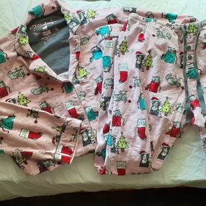 P.J.Salvage Kitty Cat Christmas PJ's